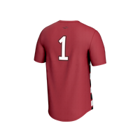 #1 Arkansas Razorbacks Lightweight Soccer Fashion Jersey - Cardinal