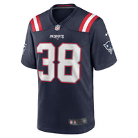 New England Patriots Rhamondre Stevenson Navy Game Jersey