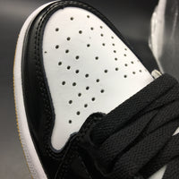 Sneakers, Black Gold Colorway, Leather Footwear, Mismatched Colorway, Lace Up Design, Casual Gift for Sneaker Fans