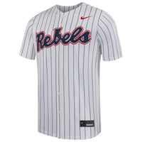 White Ole Miss Rebels Limited Baseball Jersey