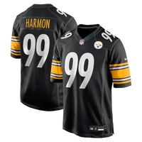 Pittsburgh Steelers Derrick Harmon Black Game Player Jersey