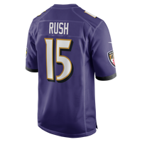 Baltimore Ravens Cooper Rush Purple Team Game Jersey