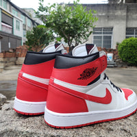 Sneakers, Red White Colorway, Lace Up Design, Casual Gift for Sneaker Fans