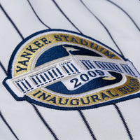 New York Yankees CC Sabathia White 2009 Cooperstown Collection Authentic Jersey