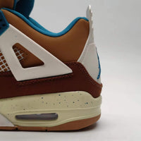 Sneakers, Brown Blue Colorway, Lace Up Design, Casual Gift for Sneaker Fans
