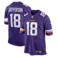 Minnesota Vikings Justin Jefferson Purple Game Jersey