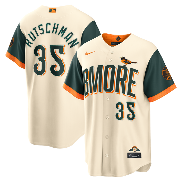 Baltimore Orioles Adley Rutschman Cream 2026 City Connect Stadium Jersey