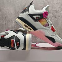 Mid Top Sneakers, Pink Colorway, Lace Up Design, Casual Gift for Sneaker Fans