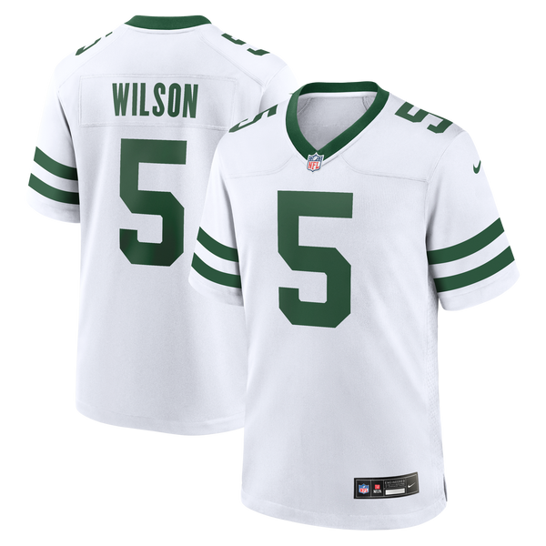 New York Jets Garrett Wilson Legacy White Game Jersey