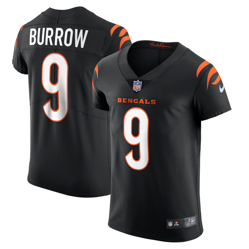 Cincinnati Bengals Joe Burrow Black Elite Jersey