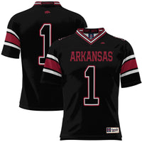 #1 Arkansas Razorbacks Football Jersey - Black