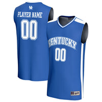 Kentucky Wildcats Lightweight Collegiate Basketball NIL Pick-A-Player Fashion Jersey - Royal