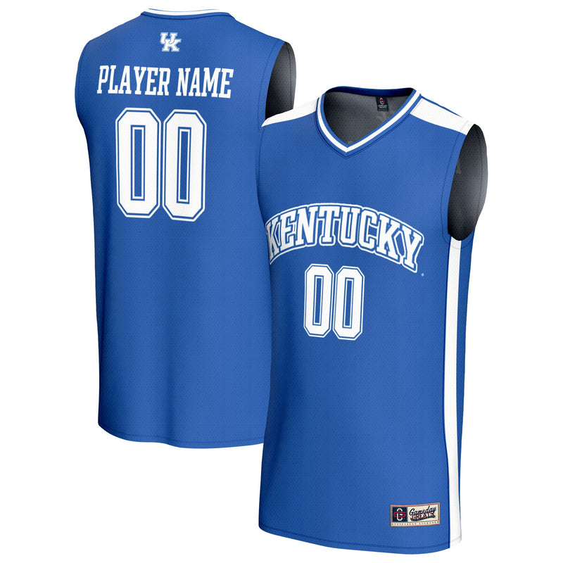Kentucky Wildcats Lightweight Collegiate Basketball NIL Pick-A-Player Fashion Jersey - Royal
