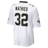 New Orleans Saints Tyrann Mathieu White Game Jersey