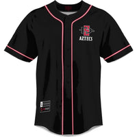 San Diego State Aztecs Lightweight Baseball Jersey - Scarlet