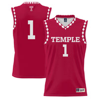 #1 Temple Owls UnisexLightweight Basketball Fashion Jersey - Red