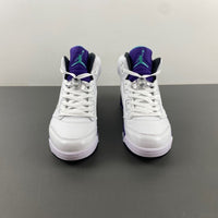Retro Low Top Sneakers, Blue White Purple Colorway, Leather Footwear, Lace Up Design, Casual Gift for Sneaker Fans