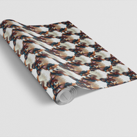 Adorable Puppy Breed Gift Wrap, Papillon Dog Wrapping Paper, Dog Lover Christmas Wrapping Paper, Pet Birthday Holiday Gift Wrap Roll
