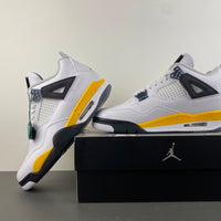 Low Top Sneakers, White Black Yellow Colorway, Lace Up Design, Casual Gift for Sneaker Fans