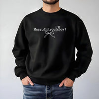 Religious Christmas Sweatshirt, Mary Did You Know Sweatshirt, Faith Based Cross Sweatshirt, Christian Holiday Crewneck, Winter Present for Her