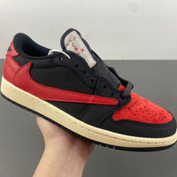 Low Top Sneakers, Black Red Colorway, Reverse Hook Design, Lace Up Design, Casual Gift for Sneaker Fans