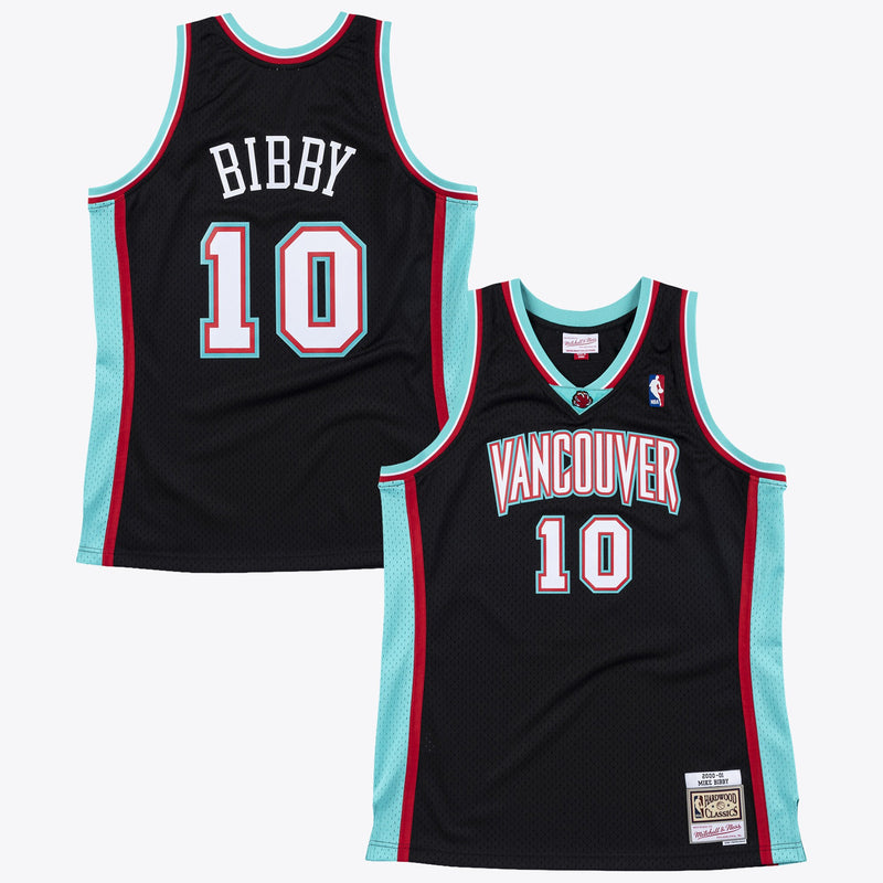 Vancouver Grizzlies Mike Bibby 2000 Swingman Authentic Jersey - Black