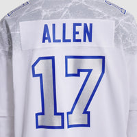 Buffalo Bills Josh Allen White 2025 Rivalries Collection Game Jersey