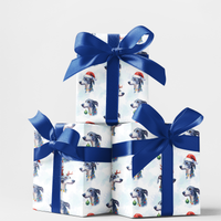 Festive Racer Dog Gift Wrap, Greyhound Christmas Wrapping Paper, Howliday Racer Greyhound Wrapping Paper, Dog Lover Holiday Gift Wrap