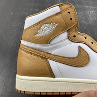 High Top Sneakers, Brown White Colorway, Lace Up Design, Casual Gift for Sneaker Fans