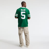 New York Jets Garrett Wilson Legacy Green Team Stitched Limited Jersey