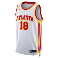Atlanta Hawks Association Edition Swingman Jersey - White - Mouhamed Gueye