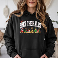 Humorous Christmas Reindeer Hooded Sweatshirt, Sleigh the Falls Hoodie, Vintage Holiday Deer Hoodie, Comfy Winter Christmas Hoodie, Xmas Present