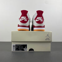 Low Top Sneakers, White Red Gray Colorway, Suede Footwear, Lace Up Design, Casual Gift for Sneaker Fans