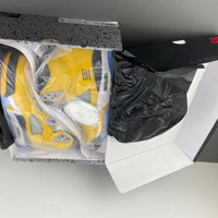 High Top Sneakers, Yellow Colorway, Lace Up Design, Casual Gift for Sneaker Fans