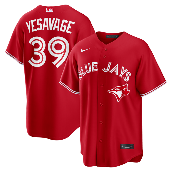 Toronto Blue Jays Trey Yesavage Red Canada Day Replica Jersey