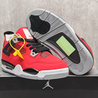 Mid Top Sneakers, Red Black Colorway, Lace Up Design, Casual Gift for Sneaker Fans