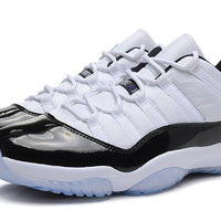 Low Top Sneakers, Black White Colorway, Lace Up Design, Casual Gift for Sneaker Fans