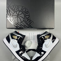 High Top Sneakers, Black Silver Colorway, Lace Up Design, Casual Gift for Sneaker Fans