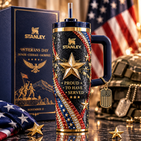 Proud to Have Served Patriotic Star Tumbler