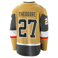 Vegas Golden Knights Shea Theodore Gold Home Breakaway Jersey