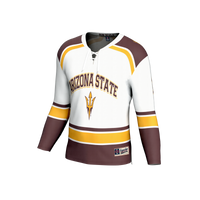 Arizona State Sun Devils Lightweight Hockey Fashion Jersey - White