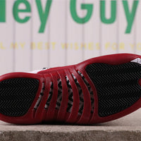 High Top Sneakers, White Red Colorway, Lace Up Design, Casual Gift for Sneaker Fans