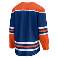 Edmonton Oilers Royal Home Breakaway Blank Jersey
