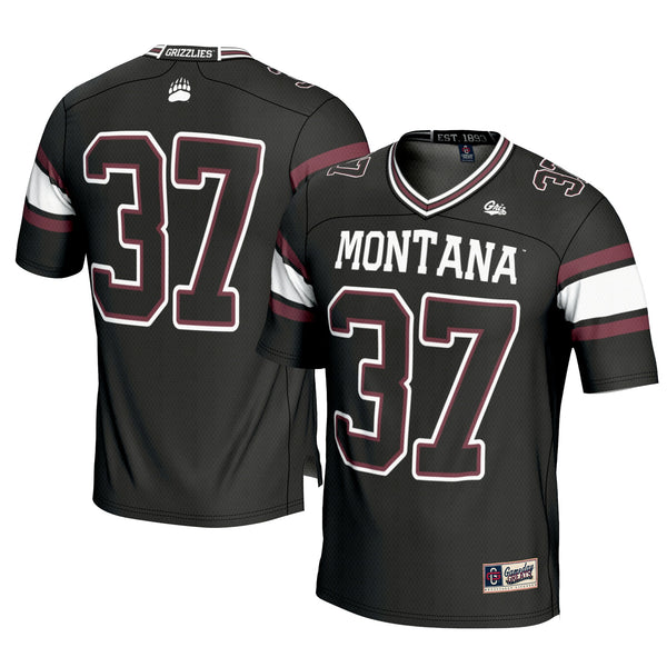#37 Montana Grizzlies Football Jersey – Black