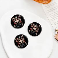 Christmas Ballet Watercolor Dancer Badge, Nutcracker Ballerina Pin Button, Holiday Season Nutcracker Metal Pin, Ballerina Present