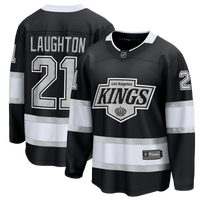 Los Angeles Kings Scott Laughton Black Home Breakaway Jersey