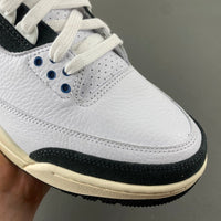 Low Top Sneakers, Blue White Black Colorway, Lace Up Design, Casual Gift for Sneaker Fans