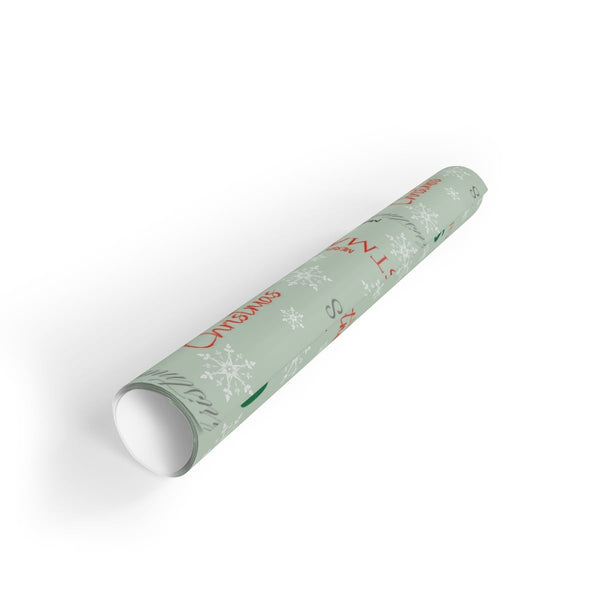 Festive Holiday Gift Wrap, Merry Christmas Snowflake Wrapping Paper, Winter Snowflake Wrapping Paper, Christmas Holiday Gift 