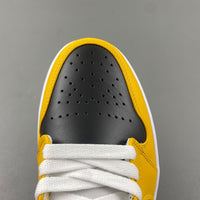 Mid Top Sneakers, White Black Yellow Colorway, Lace Up Design, Casual Gift for Sneaker Fans