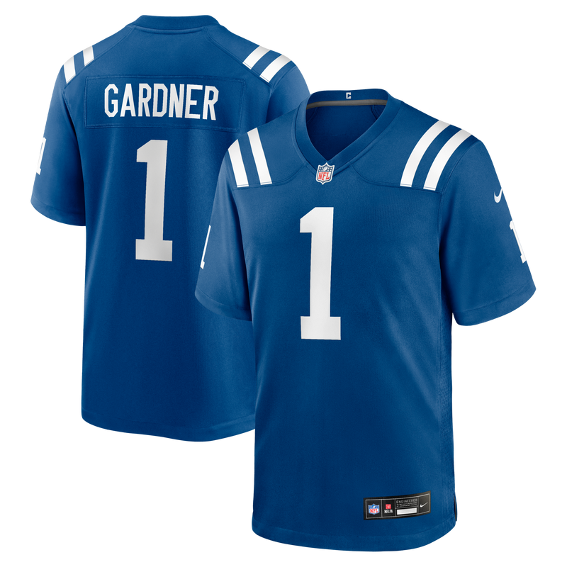 Indianapolis Colts Ahmad Sauce Gardner Royal Team Game Jersey